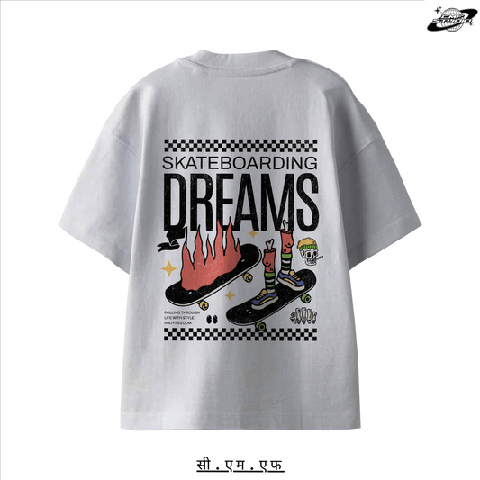 Skateboarding Dreams: Oversized T-shirt